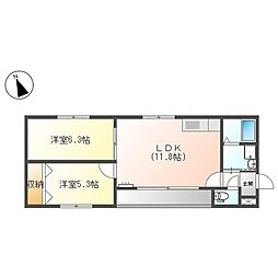 スクエア緑 2階/-