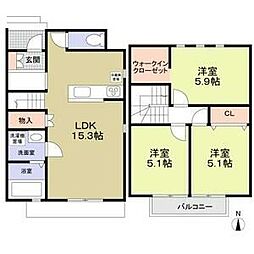 Forest Maison相生山 VII 2階/-