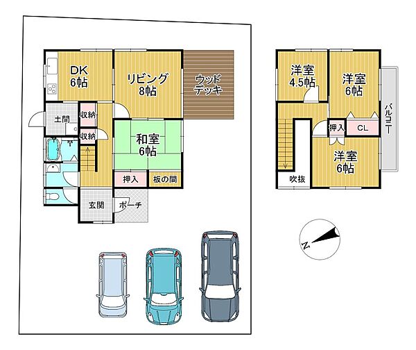 間取りを拡大表示