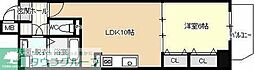 ラ・メゾン輝 1LDKの間取図画像