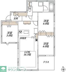Chateau Noir 3LDKの間取図画像