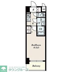 S-RESIDENCE浄心2 1Kの間取図画像