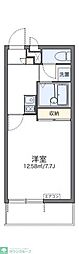 レオパレス大塩 1Kの間取図画像