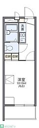 レオパレスアネックス2大橋 1Kの間取図画像