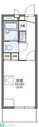 レオパレスカトウ 1Kの間取図画像