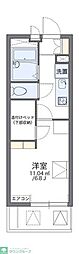 レオパレスサンヒロミ 1Kの間取図画像