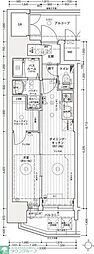 ESTEMCOURTNAGOYALIVEGATE 1DKの間取図画像