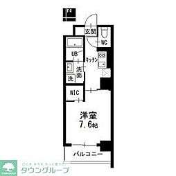 NISSYOBUILDING 1Kの間取図画像