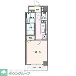 DIAMONDMOON 1Kの間取図画像