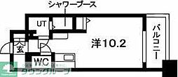 N.S.ZEAL大曽根 ワンルームの間取図画像