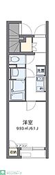 レオネクストオーキッド東部 1Kの間取図画像