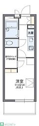 レオパレス常磐 1Kの間取図画像
