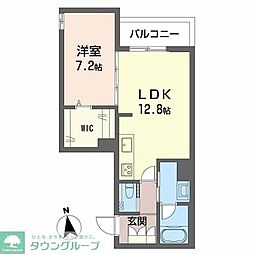 菫の杜 本山 1LDKの間取図画像