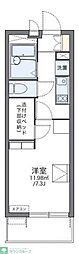 レオパレス松葉 1Kの間取図画像