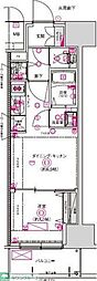 CREST TAPP名古屋山王 1DKの間取図画像