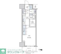パークアクシス名駅南グランデ 1Kの間取図画像