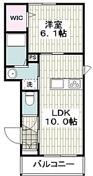 （仮称）岩瀬メゾン 1階1LDKの間取り