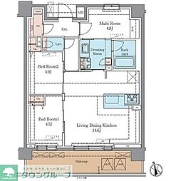 間取図画像 2SLDK