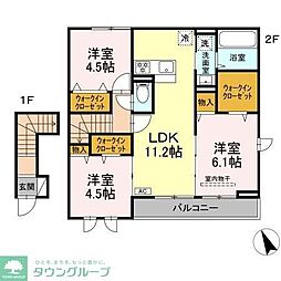 間取図画像 3LDK