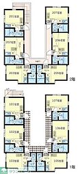 ユナイトファーストブランチ金沢 ワンルームの間取図画像