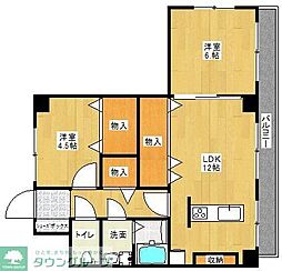 セーフズマンション 2LDKの間取図画像