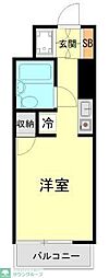 サンホワイト磯子 ワンルームの間取図画像