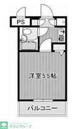 クリオ本郷台壱番館 1Kの間取図画像