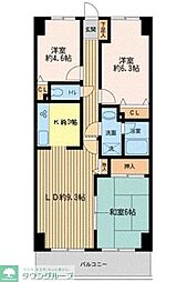 ガーデンシティ金沢文庫 3LDKの間取図画像