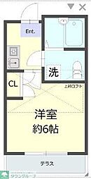 ソフィア戸塚 1Kの間取図画像