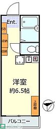 リリカル戸塚 ワンルームの間取図画像