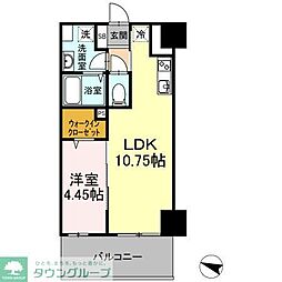 GranCrab 1LDKの間取図画像