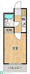 藤沢朝日町ダイカンプラザフクチハイツ 1Kの間取図画像