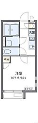アベニュー3 1Kの間取図画像