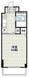 プリメーラ湘南 1Kの間取図画像