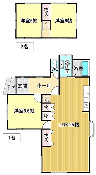 間取りを拡大表示