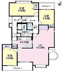 物件の間取り