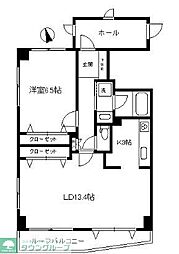 パテラ百合ケ丘グランアジール 1LDKの間取図画像