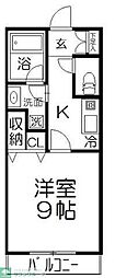 グランドメゾン細山 1Kの間取図画像