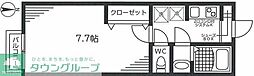 ラ・フィオーレ 1Kの間取図画像