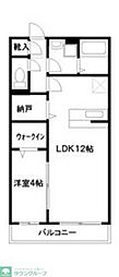 モナリエ 1LDKの間取図画像