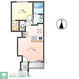 間取図画像 1LDK