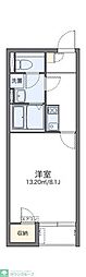 レオネクストセルクル 1Kの間取図画像