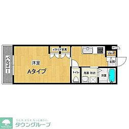 GRACIAS 1Kの間取図画像