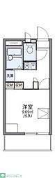 レオパレスSUNLIGHT 1Kの間取図画像