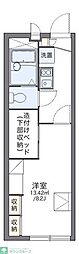 レオパレスKAMELEO 1Kの間取図画像
