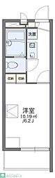 レオパレスハナブサNara 1Kの間取図画像