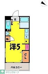 シャトレ宮町 ワンルームの間取図画像