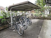 屋根付き駐輪場