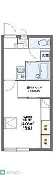 レオパレスFUKUWA 1Kの間取図画像
