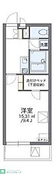 レオパレススカイタウン2 1Kの間取図画像
